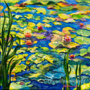 Blooming Water Lilies